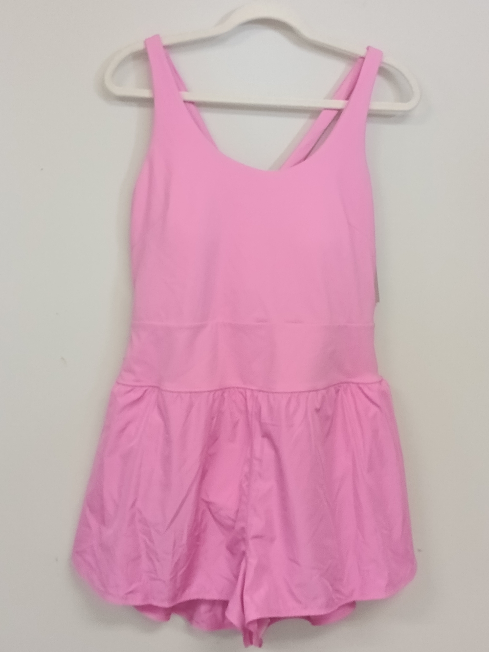 NWT Avia XXL Pink Activewear Stretch Shorts Romper Tennis Prep Pickleball